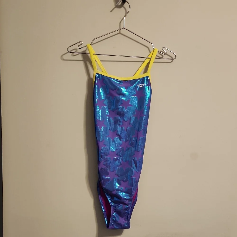 Speedo "The Finals" Swimsuit - Foil & Stars, Flutterback - Picture 1 of 3